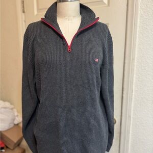 Ralph lauren cotton 90s half zipper